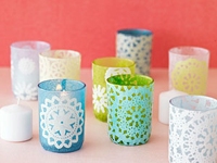 Parents Votives with Lace